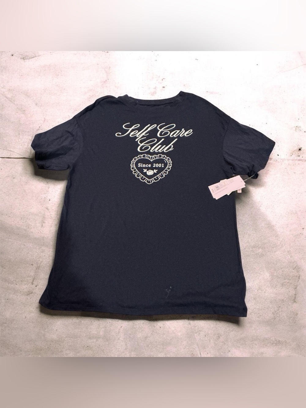 wild fable Navy Self Care Club Graphic Tee